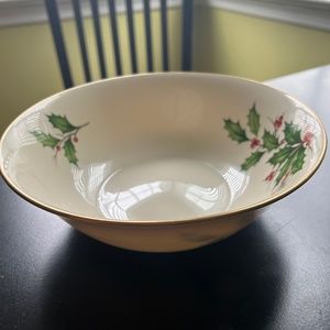 Lenox Christmas bowl